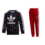 Adidas Originals Детская повседневная спортивная одежда, цвет Tracksuit (Black) - фото