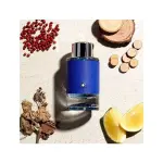 Туалетная вода унисекс Explorer Ultra Blue EDP Estuche Mont Blanc, EDP 100 ml + Gel 100 ml + Mini - фото 3