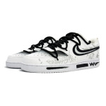 Кроссовки Nike Court Vision 1 Skateboarding Shoes Men Low-top White/black, белый - фото 2