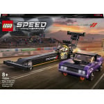 LEGO Speed ​​​​Champions, блоки, автомобиль Mopar Dodge // SRT Top Fuel Dragster и Dodge Challenger T/A 1970 года, 76904 - фото