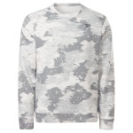 Толстовка Reebok Identity Modern Camo Fleece Crew, серый - фото 3