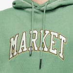 Толстовка с капюшоном Market с тройной строчкой, изумрудный - фото 2