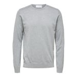 Свитер Selected Berg B Crew Neck, серый - фото