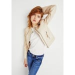 Куртка из искусственной кожи Stazie Pepe Jeans, цвет mousse white - фото