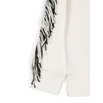 Stella McCartney Kids толстовка Fringed Star, белый - фото 3