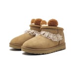 CLASSIC ULTRA MINI Зимние ботинки женские каштановые Ugg - фото 3