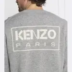 Kenzo Paris шерстяной свитер обычного кроя Kenzo, серый - фото 4