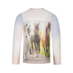 Лонгслив Pferde FREUNDE Langarmshirt Pferdefreunde, цвет light blue - фото 2