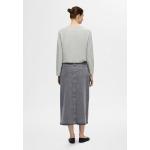 Джинсовая юбка SLFKRISTA GERDA SKIRT Selected, цвет Light Grey Denim - фото 2