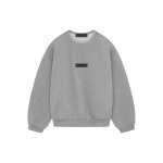 Детская толстовка Fear Of God Essentials, цвет Dark Heather Oatmeal - фото