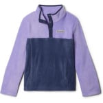 Куртка Columbia Steens MTN1/4 Snap Fleece Pullover, цвет Nocturnal/Paisley Purple - фото