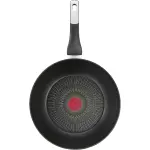 Tefal Вок «Unlimited», алюминий, устойчивый к царапинам, индукционный, индикатор температуры, сделано во Франции, Ø 28 см, черный - фото 2