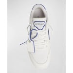 Мужские узкие двухцветные кроссовки Out Of Office Off-White, цвет White - Blue - фото 5