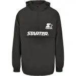 Ветровка Starter Black Label "Start Black Label Men's Starter The Classic Logo Windbreaker" (1 шт.), с капюшоном, черный - фото