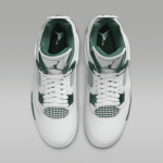 Кроссовки Jordan Air 4 Retro "Oxidized Green", цвет White/White/Neutral Grey/Oxidized Green - фото 4