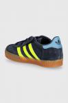 Детские кожаные кроссовки adidas Originals GAZELLE CF EL, темно-синий - фото 4