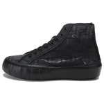 Кроссовки FENDI Skateboarding Shoes Men High-top Black, черный - фото