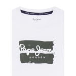 Футболка с принтом Pepe Jeans, белый - фото 2