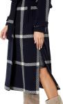 Пальто Vince Camuto Plaid Wool Coat V22767B, темно-синий - фото 3