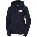 Толстовка Helly Hansen Logo Full Zip 2.0 Full Zip, синий - фото 3