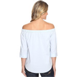 Блуза Vince Camuto 3/4 Sleeve Off Shoulder, цвет Dew Blue - фото 3