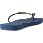 Сандалии Havaianas Slim Square Glitter Flip Flop, цвет Indigo Blue - фото 2