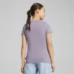 Тренировочная рубашка PUMA "Essentials Logo T-Shirt Girls", фиолетовый - фото 4