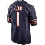 Футболка Big Boys Justin Fields Navy Chicago Bears на драфте НФЛ 2021 года в первом раунде Nike, синий - фото 3