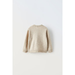 Кардиган для девочки Zara Soft Touch Knit, светло-бежевый - фото 2