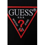 Детская хлопковая футболка Guess, черный - фото 4