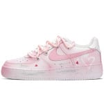 Кроссовки Nike Air Force 1 Skateboarding Shoes Men Low-top White/pink, розовый - фото 2