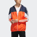 Ветровки neo m cs ris wb colorblock athleisure casual спортивная куртка Adidas, оранжевый - фото 3