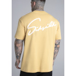 Футболка с принтом Script SIKSILK, желтый - фото 5