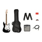 Электрогитара Squier Stratocaster Pack, Black Guitar with Frontman 10G Amplifier - фото 2