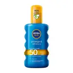 Солнцезащитный крем spray solar protege & refresca Nivea, цвет 50 - фото