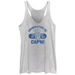 Юниорская футболка Captain Crunch Crunch A Tize Me Collegied Tri-Blend Racerback с графическим рисунком Licensed Character - фото