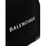 Balenciaga сумка-тоут Navy Cabas с логотипом, черный - фото 4