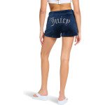 Шорты Juicy Couture Velour Juicy Shorts with Back Bling, цвет Regal Blue - фото 3