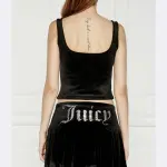 Топ узкого кроя Bromley Juicy Couture, черный - фото 3