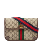 Поясная сумка Gucci Ophidia Gg Monogram, бежевый - фото