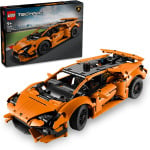 Пластиковый конструктор Technic lamborghini huracán tecnica orange 42196 коллекционная креативная игрушечная модель для любителей спортивных автомобилей от 9 лет и старше (806 деталей) Lego - фото