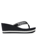 Сандалии Tommy Hilfiger Webbing H Wedge Sandal FW0FW07149 Space Blue 0GY, темно-синий - фото