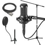 Конденсаторный микрофон Audio-Technica AT2035 Large Diaphragm Cardioid Condenser Microphone - фото