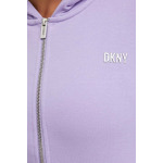 Толстовка с капюшоном Dkny, фиолетовый - фото 6