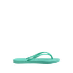 Тонкие женские пляжные тапочки Havaianas, зеленый - фото 4