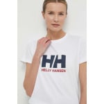 Хлопковая футболка Helly Hansen, белый - фото 4