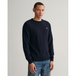 Свитер Gant Superfine Lambswool Crew Neck, синий - фото