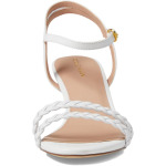 Босоножки Alyse Braided Sandal 65 mm Cole Haan, белая кожа - фото 6