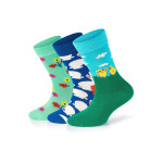 Носки 3-Pack Eastern Chicken-Bunny-Bouquet Happy Socks, мультиколор - фото