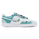 Кроссовки Nike Court Vision Low Skateboarding Shoes Men Low-top White/Green, цвет Exploring the dense forest - фото 2